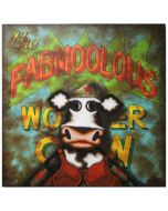 The Fabmoolous Wonder Cow - Canvas